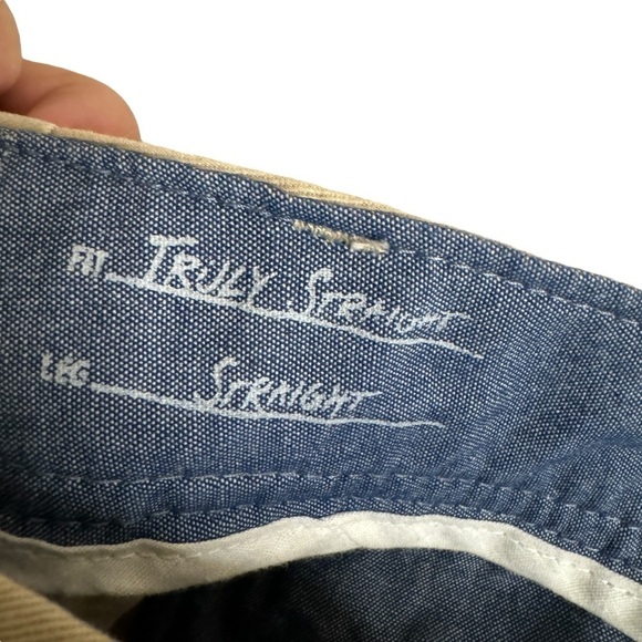 Eddie Bauer Legend Wash Truly Straight Fit Straight Leg khaki chino pants 12 - Picture 5 of 10
